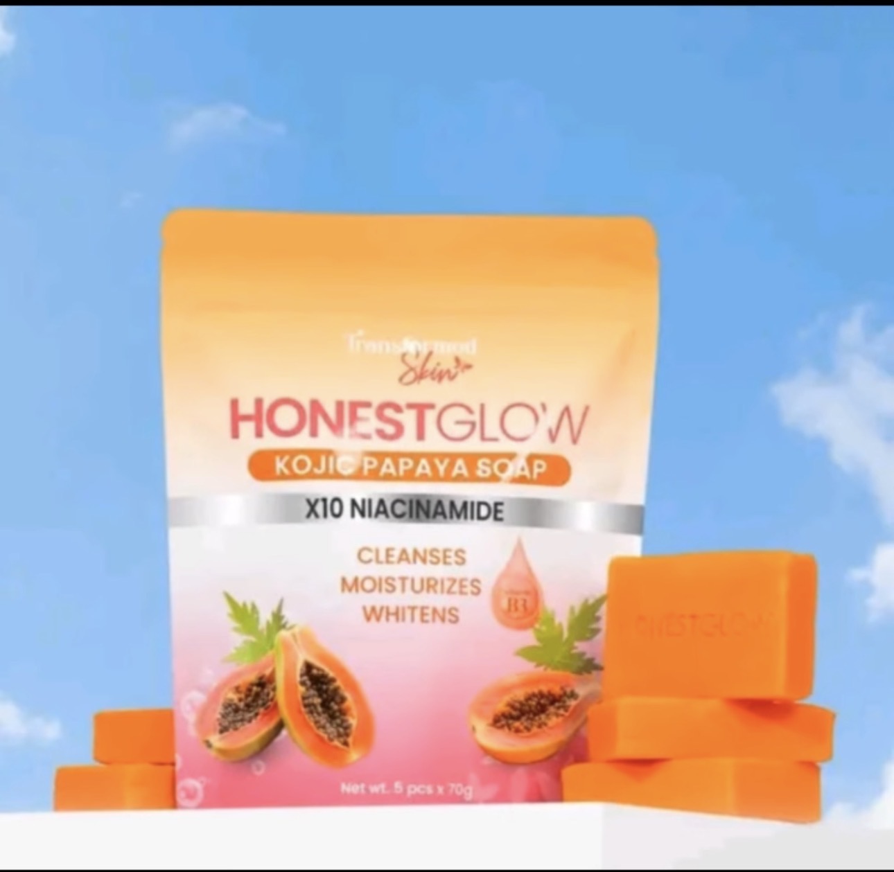 Honest Glow - Kojic Papaya soap 70g