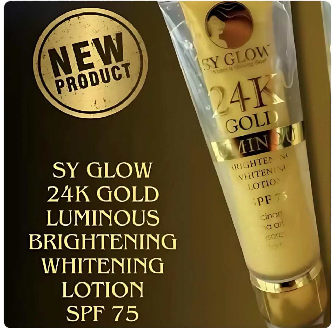 SYGLOW 24K LUMINOUS BRIGHTENING LOTION SPF75 -250ML