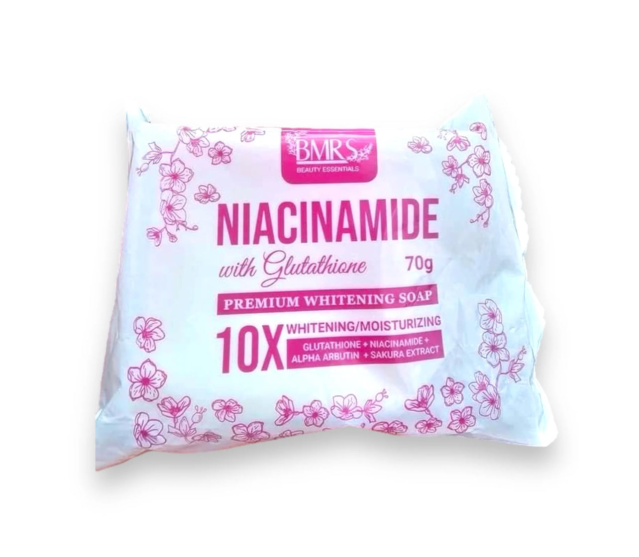 BMRS - NIACINAMIDE SOAP W/GLUTATHIONE 70g BMRS - NIACINAMIDE SOAP W/GLUTATHIONE 70g