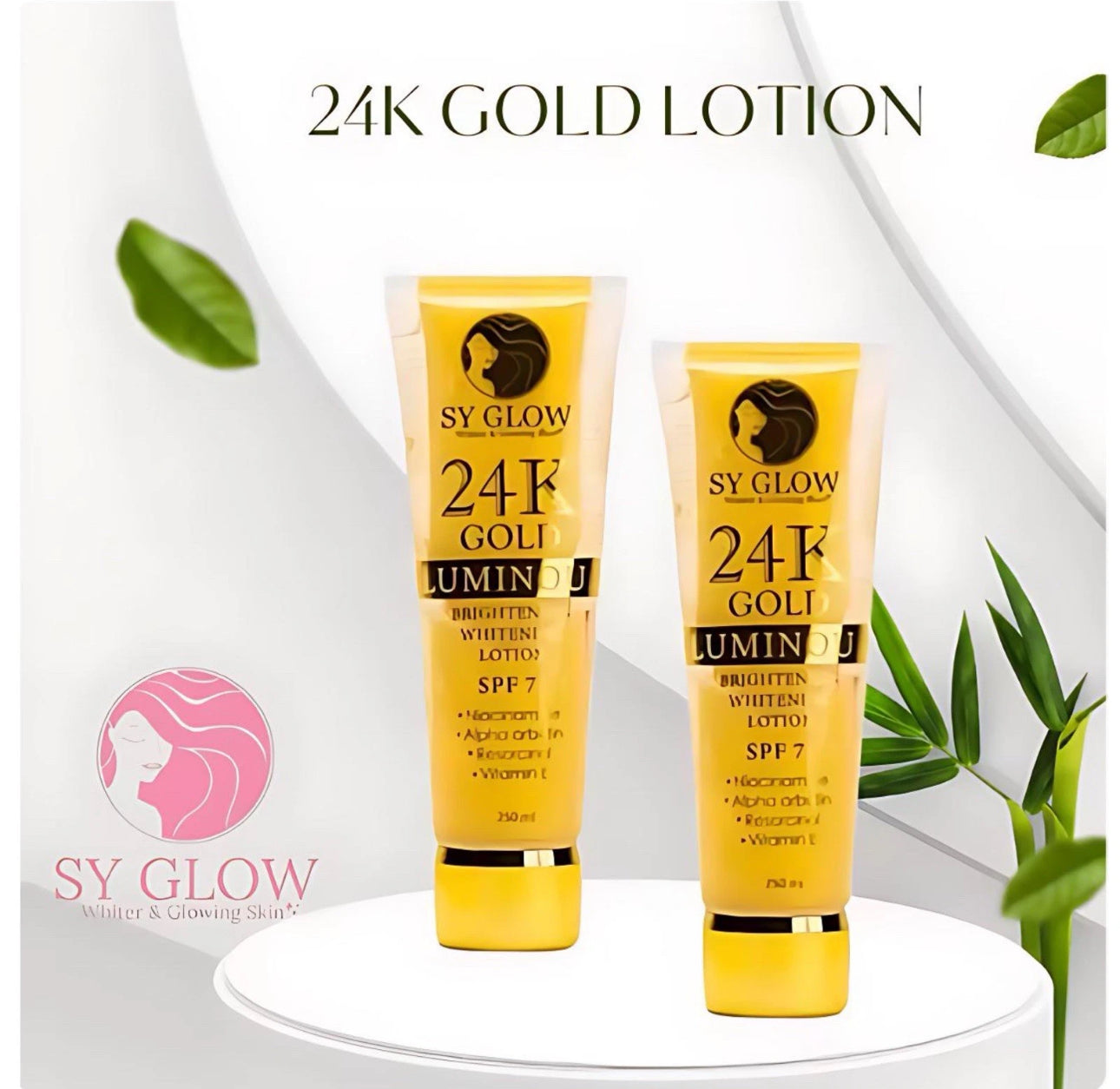 SYGLOW 24K LUMINOUS BRIGHTENING LOTION SPF75 -250ML
