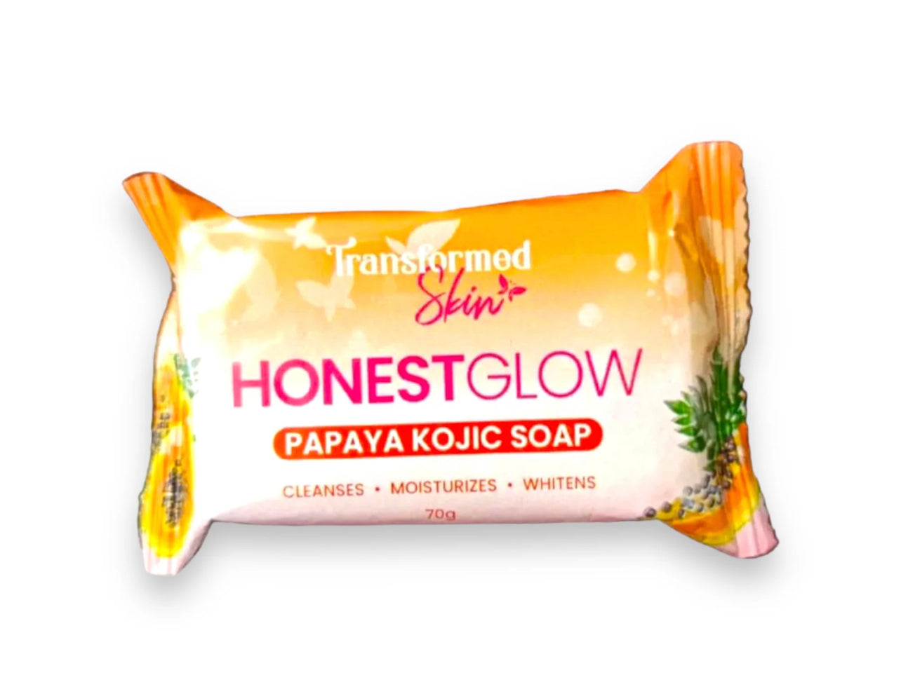 Transformed Skin -Honest Glow Papaya Kojic Soap 70g