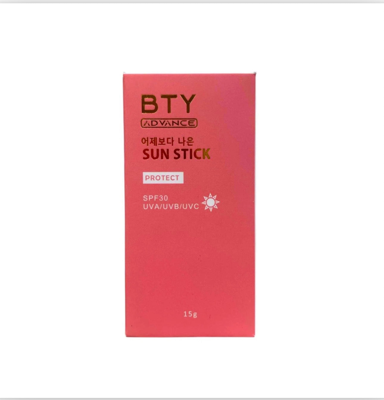 BTY ADVANCE Sun Stick Protect SPF30 UVA/UVB/UVC -15g Pocket Sun Shield