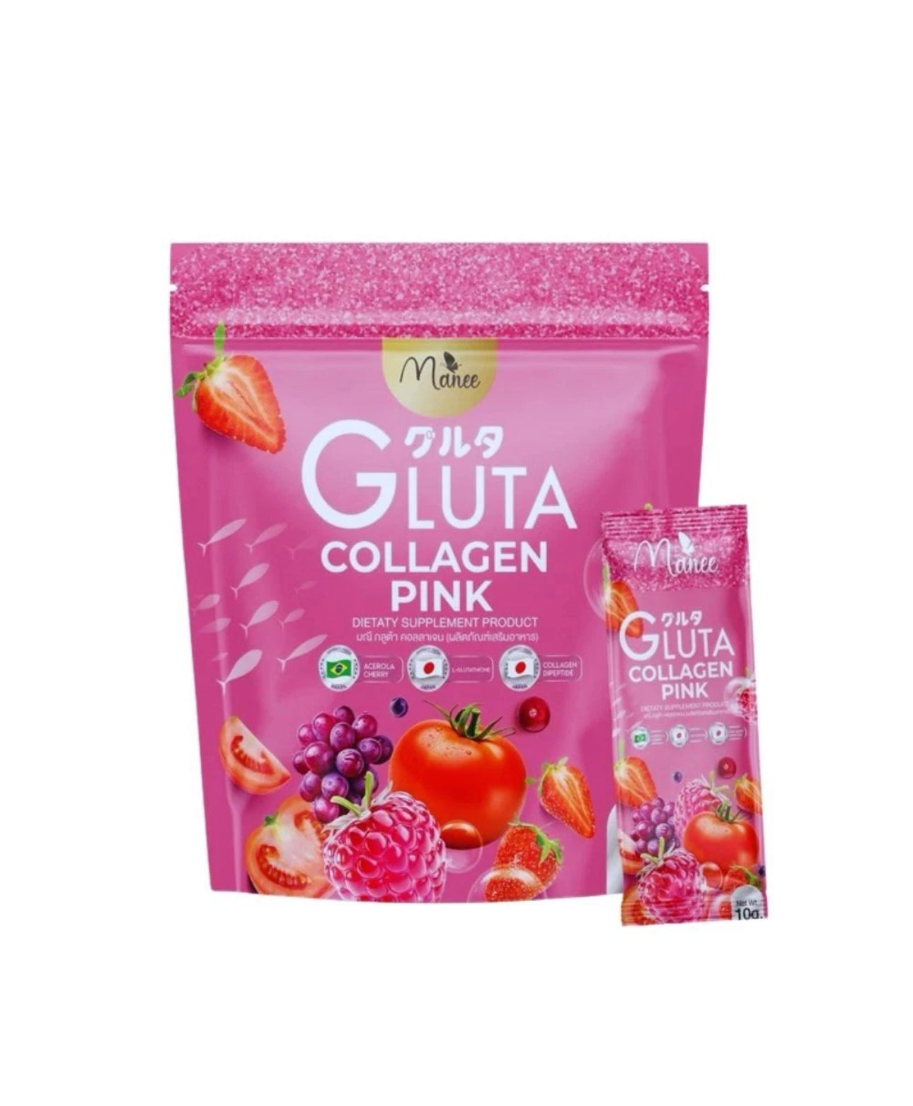 MANEE - GLUTA COLLAGEN PINK JUICE -30sachet/Pack ROSYSKIN ESSENTIALS LLC MANEE - GLUTA COLLAGEN PINK JUICE -30sachet/Pack ROSYSKIN ESSENTIALS LLC
