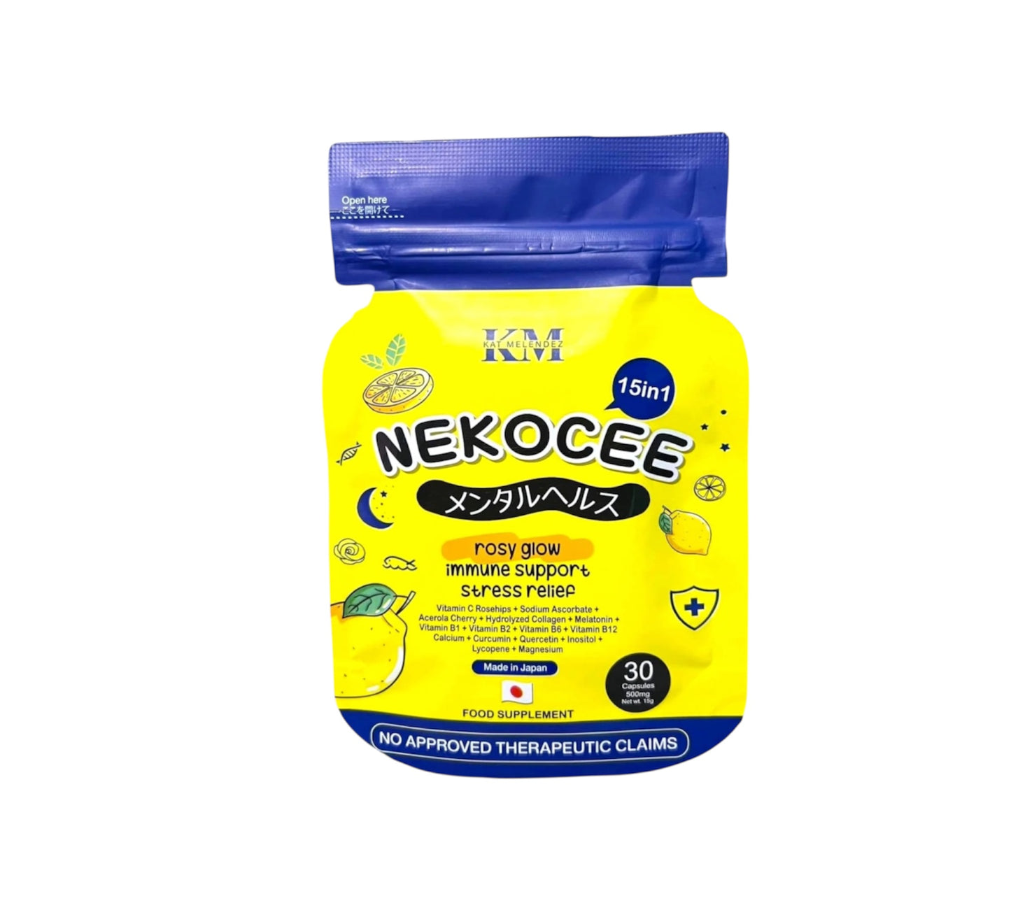 Nekocee 15in1 by. Kath Melendez / 30 capsul