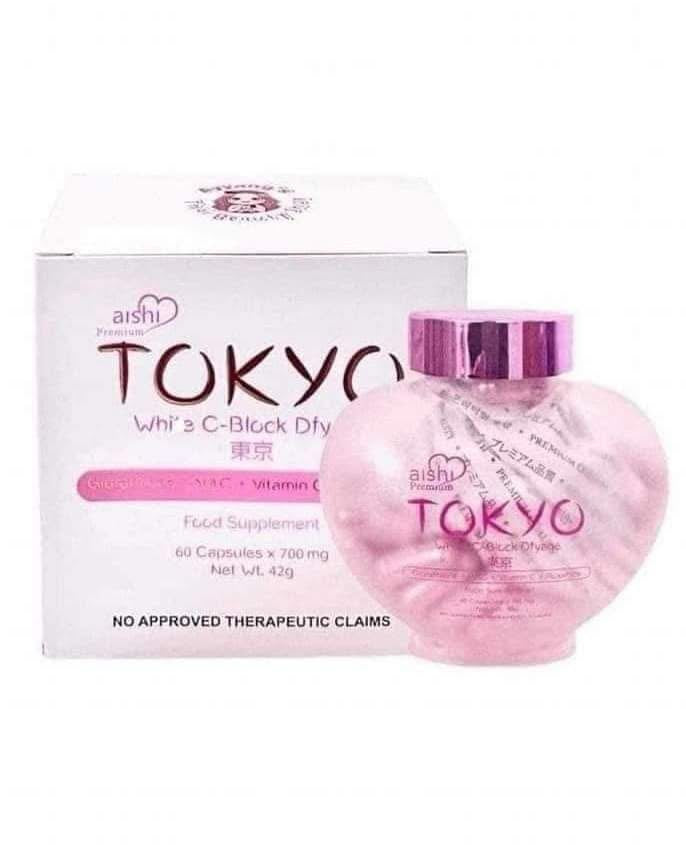 Aishi- TOKYO White | Block Dfyage | Glutathione 60caaps