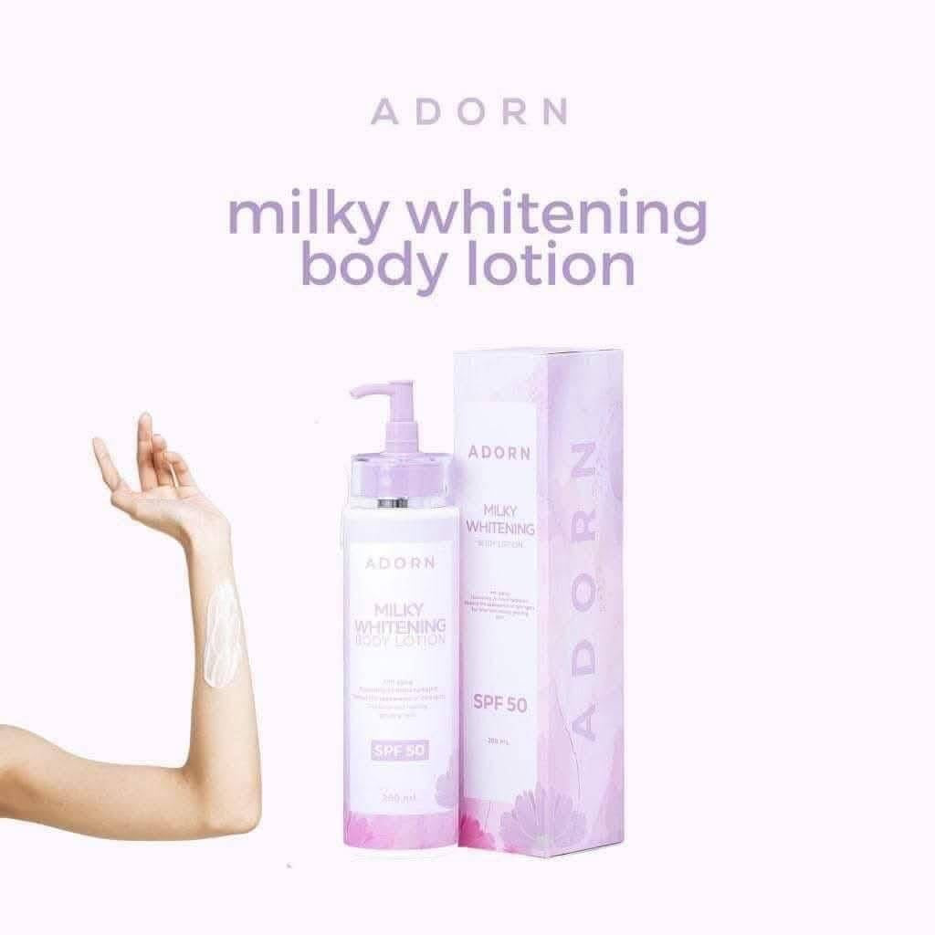Adorn by Calmskin - Milky Whitening Body Lotion SPF50 -200ML