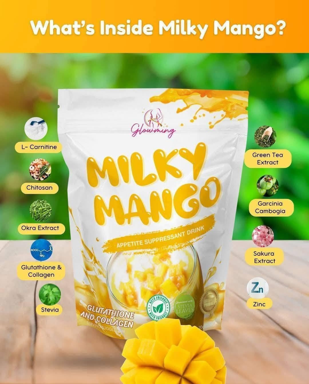 Cris cosmetics Glowming Shape- Milky Mango 10 x 20g