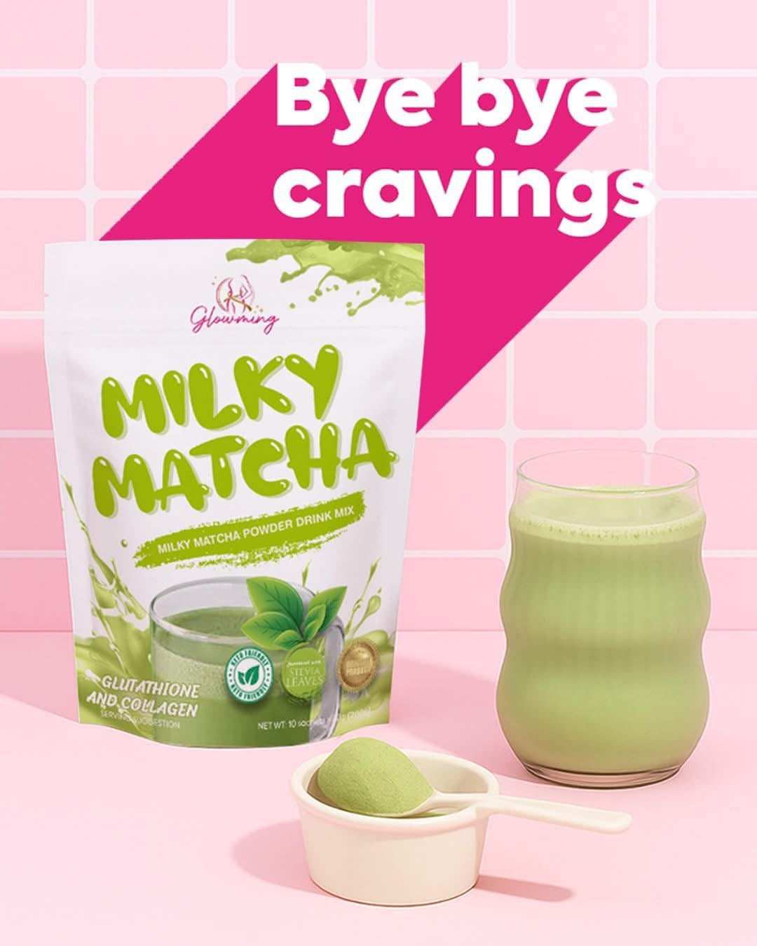 Cris Cosmetics Glowming shape - Milky Matcha 10 x 210g