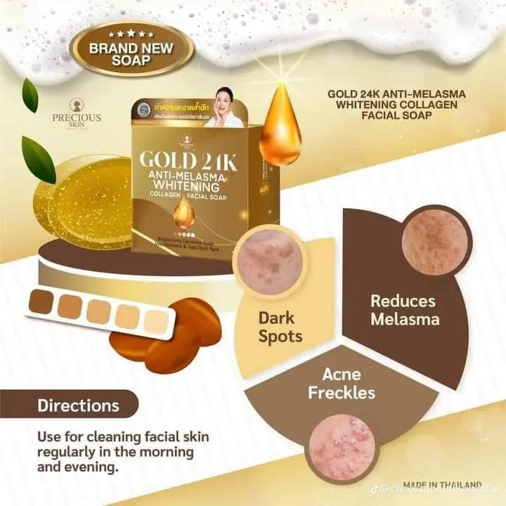 Precious Skin - 24k Anti-Melasma soap 60g