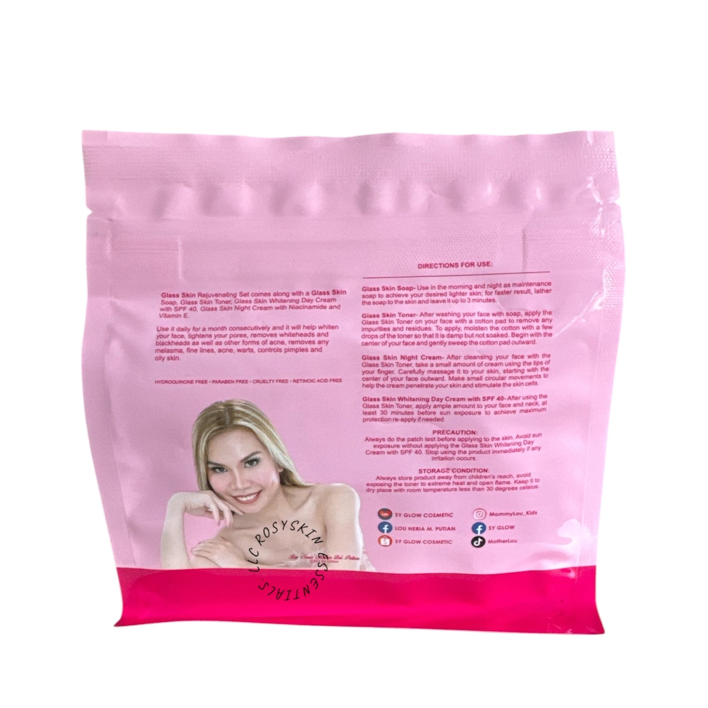 SY GLOW GLASS SKIN SET (Maintenance set)