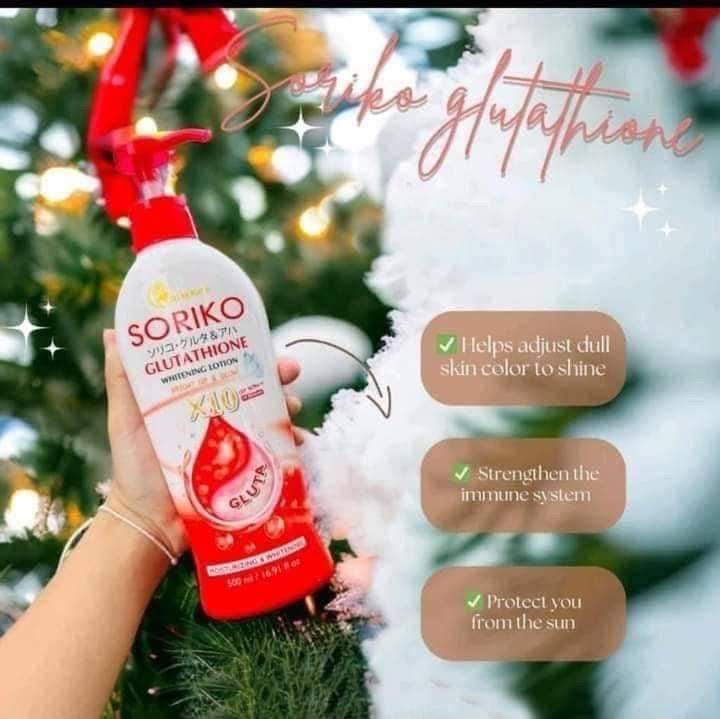 Soriko - Glutathione Whitening Lotion X10 Gluta SPF50 PA++ - 500ML