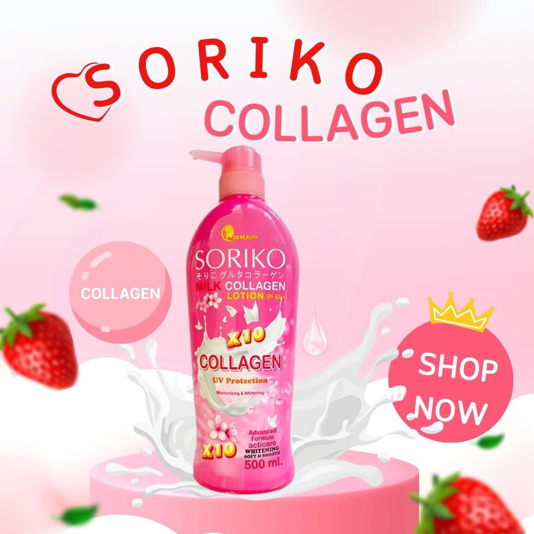 SORIKO - Milky Collagen With SPF 50 PA+++ -500ml