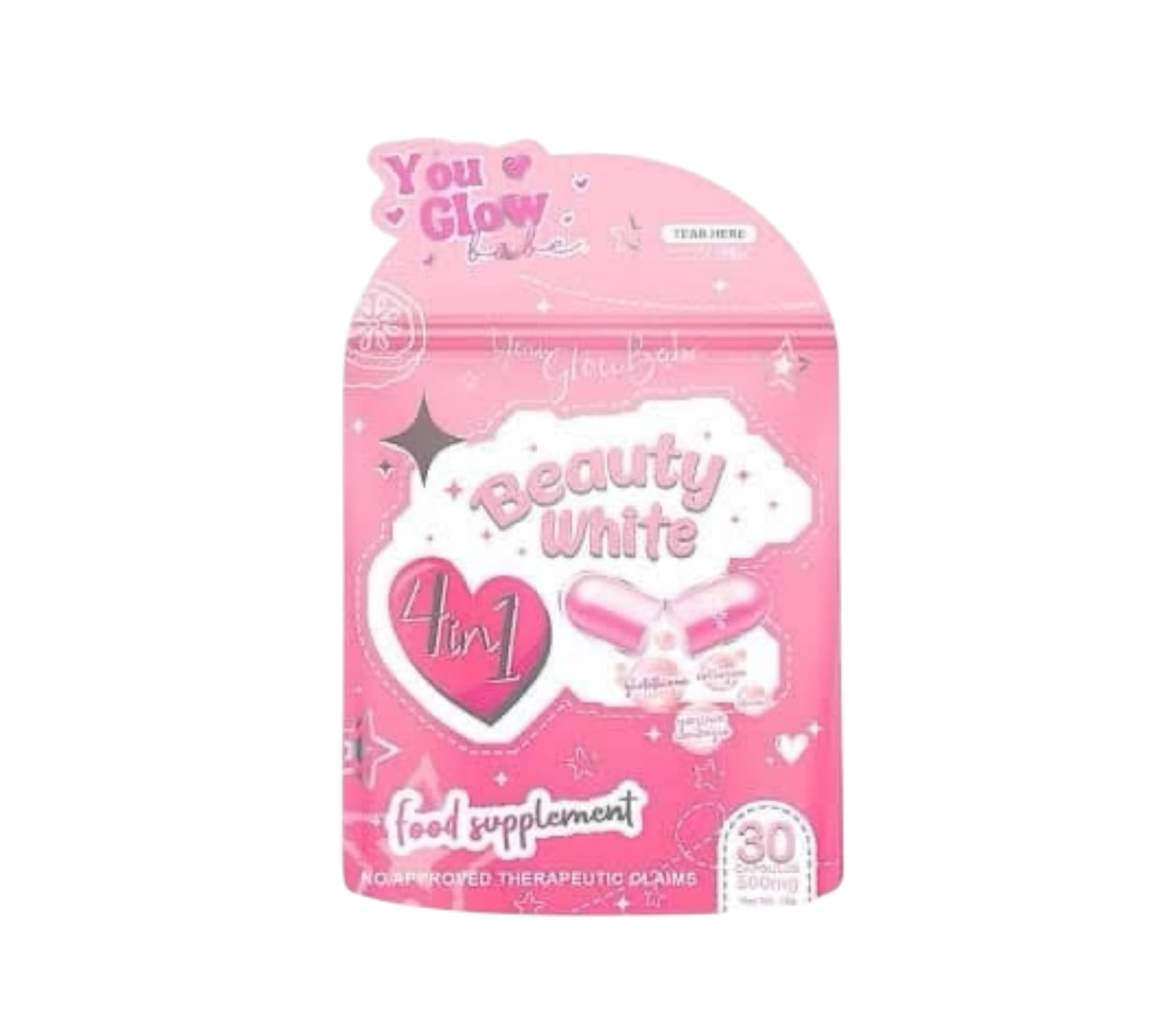 You glow babe Beauty White - Glutathione Collagen Slimming 30Caps