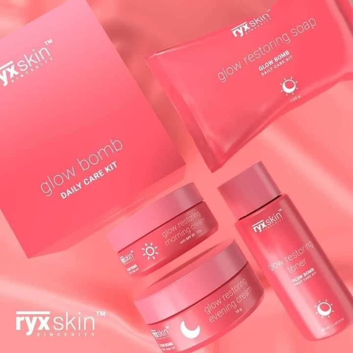 Ryxskin - Glow Bomb daily care kit