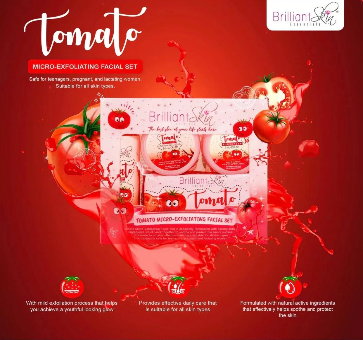 Brilliant skin essentials - Tomato facial set