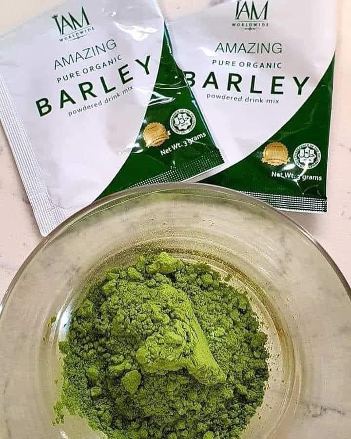 I AM - Amazing Pure Organic Barley - Powdered Drink Mix From Australia | 3g x 10 sachets