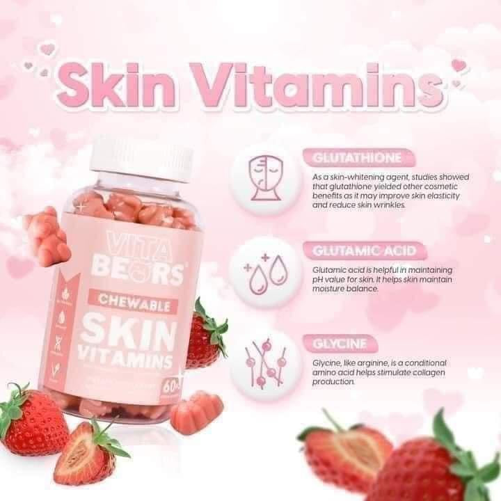 Vitabears -Skin Vitamins | 60 Gummies