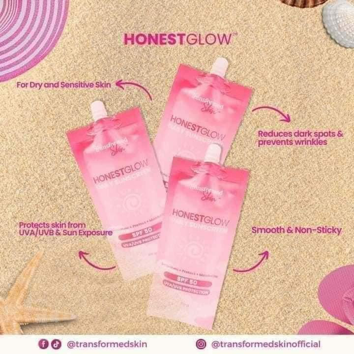 Honestglow transformed skin - Daily Sunscreen SPF50- 50g