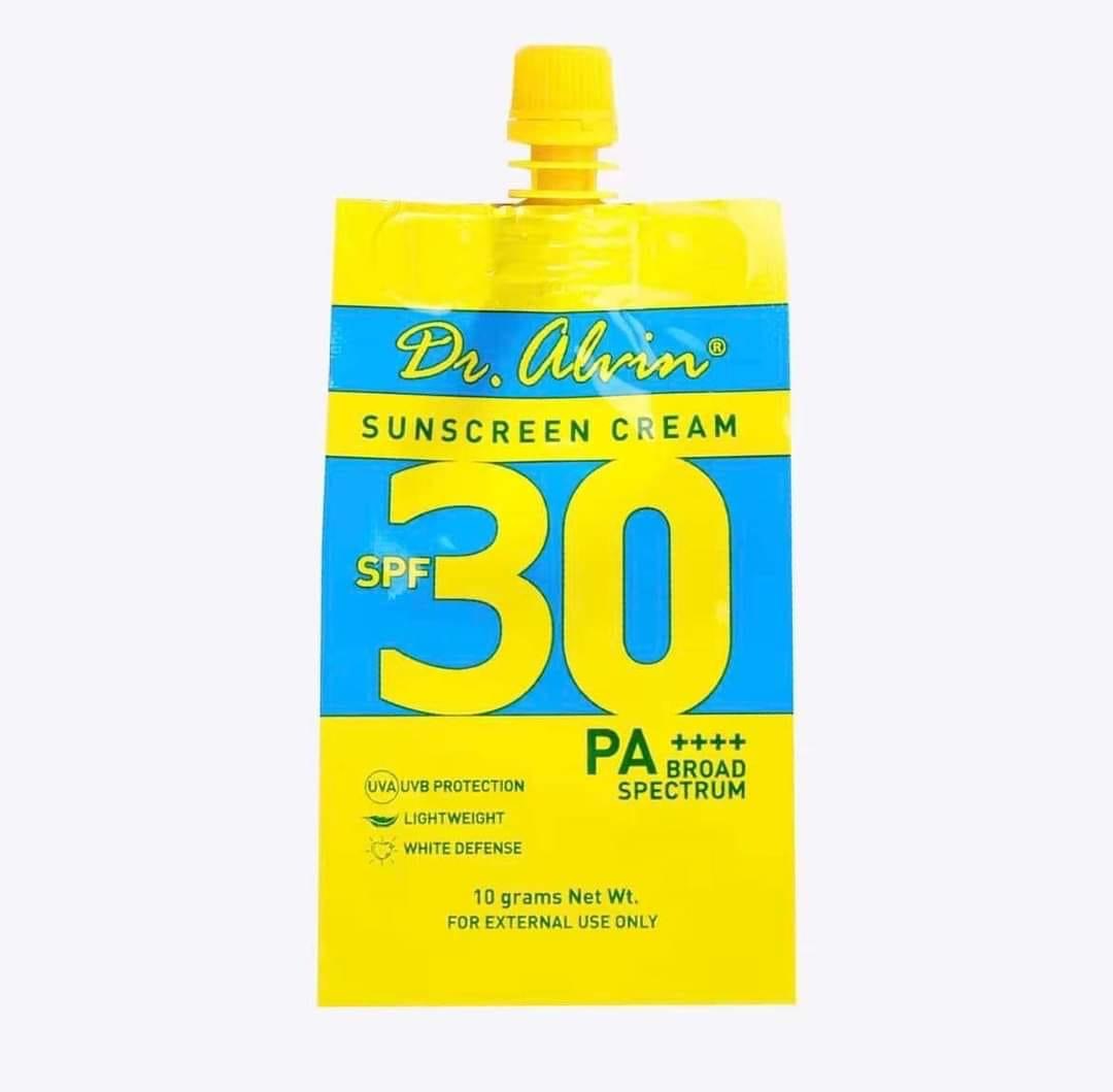 DR ALVIN WHITENING-SUNSCREEN CREAM/GEL SPF30