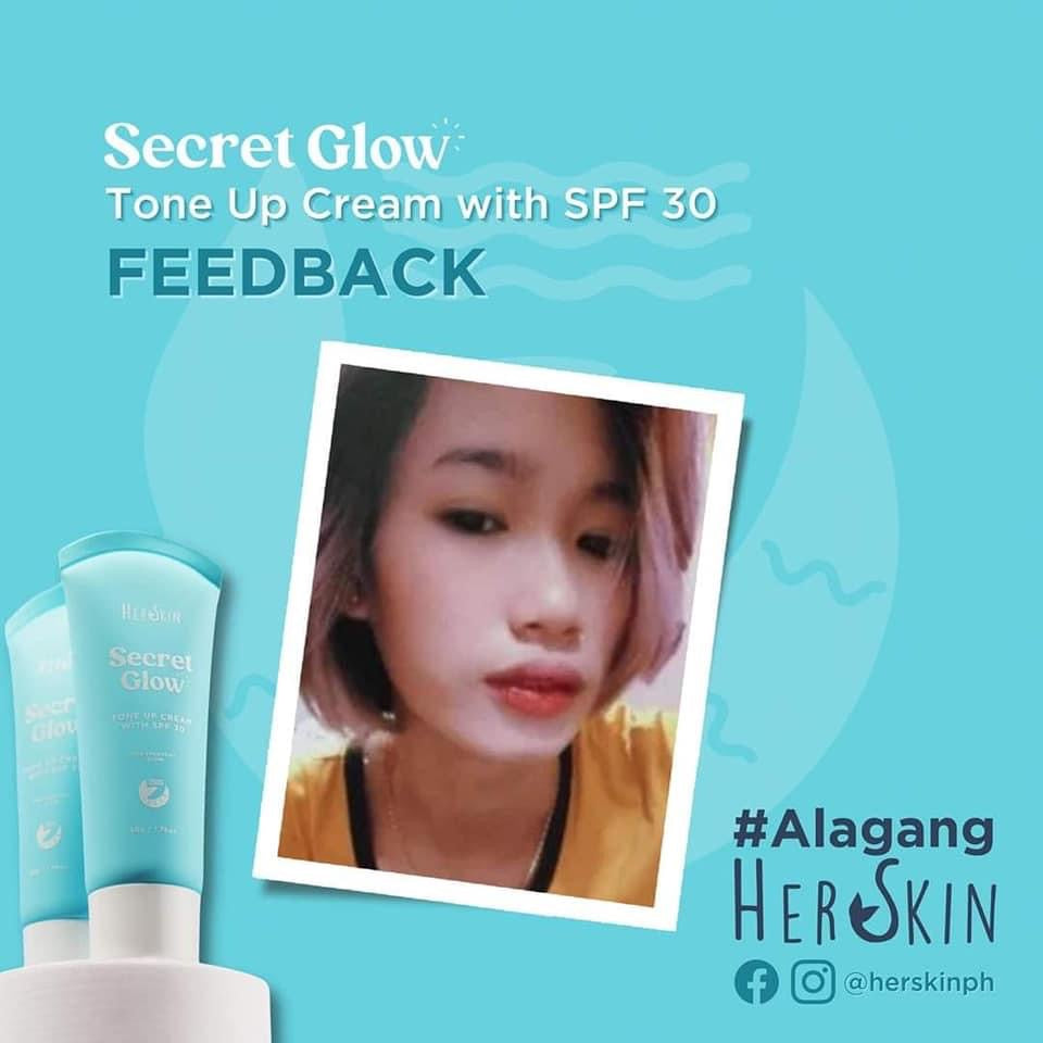 Herskin Secret Glow Tone-up Cream with SPF30- 50g