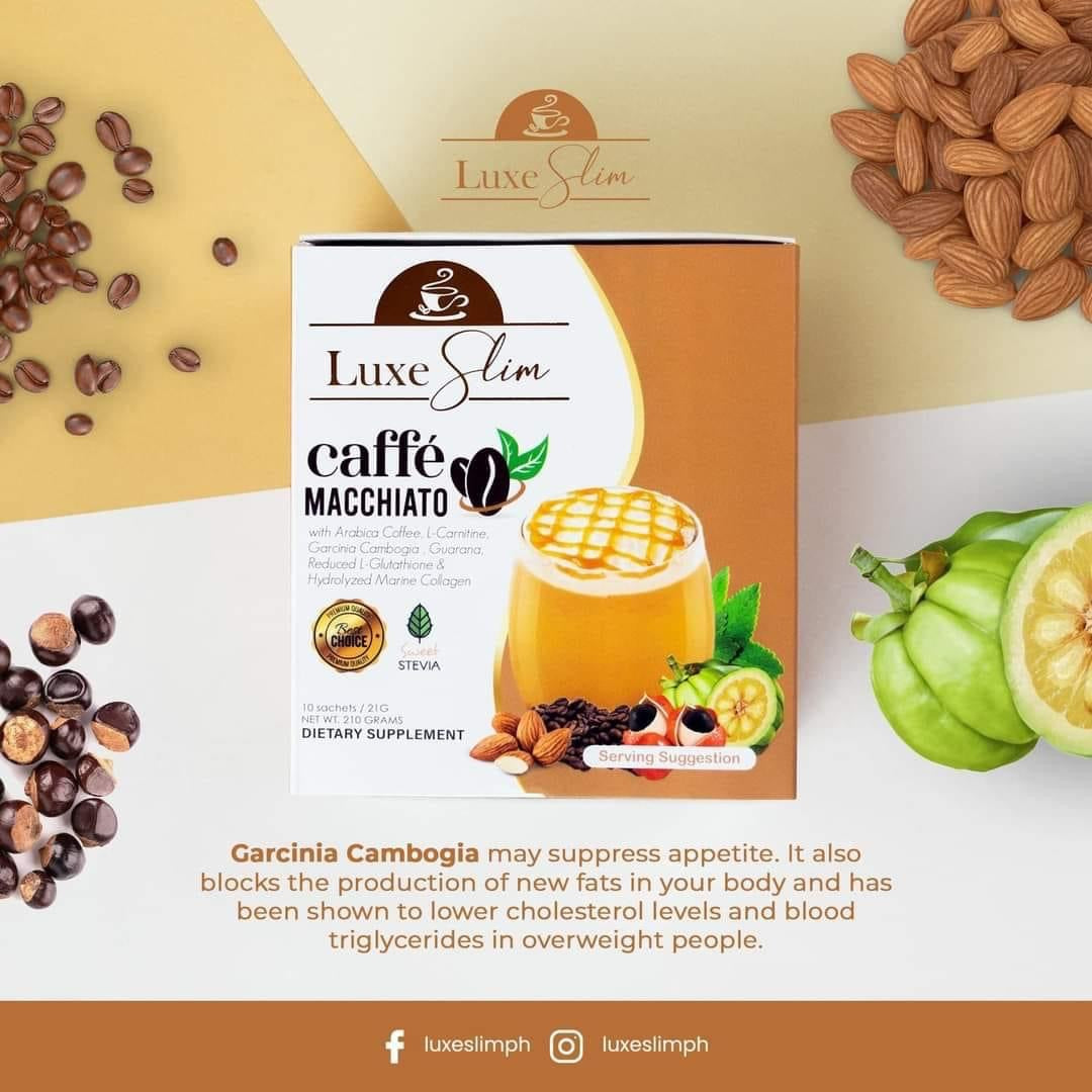 Luxe Slim Caffe Macchiato - Slimming Coffee With Collagen & Glutathione - 10sachet - Shop Essential Skin Care Products online | Natural Organic skin care products | ROSYSKIN ESSENTIALS LLC