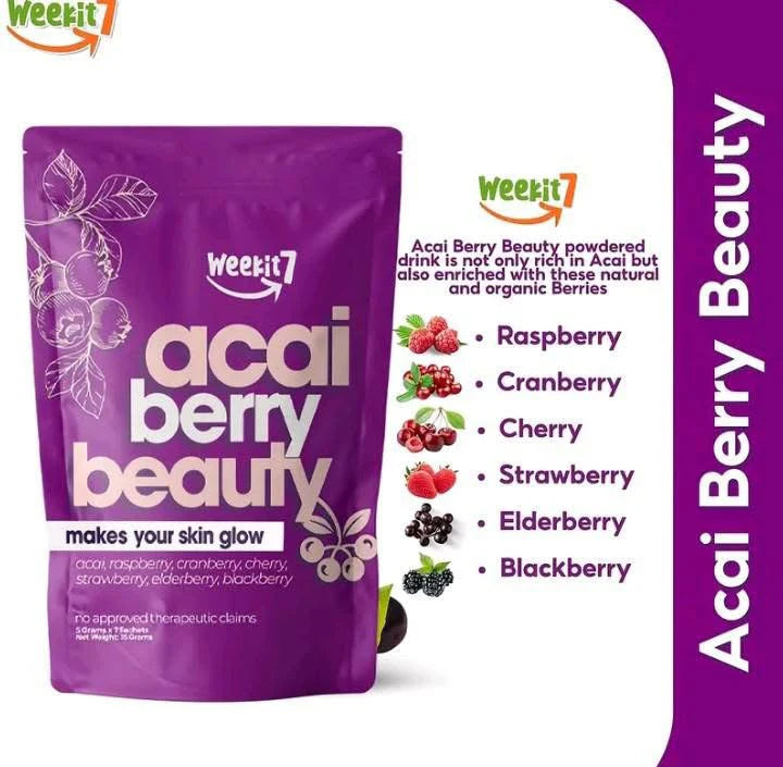 Weekit7 Açaí Berry Beauty -7 sachets x 35grams