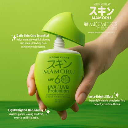 Madam kilay Mamoru UVA/UVB Protection Sunscreen SPF60 -50g