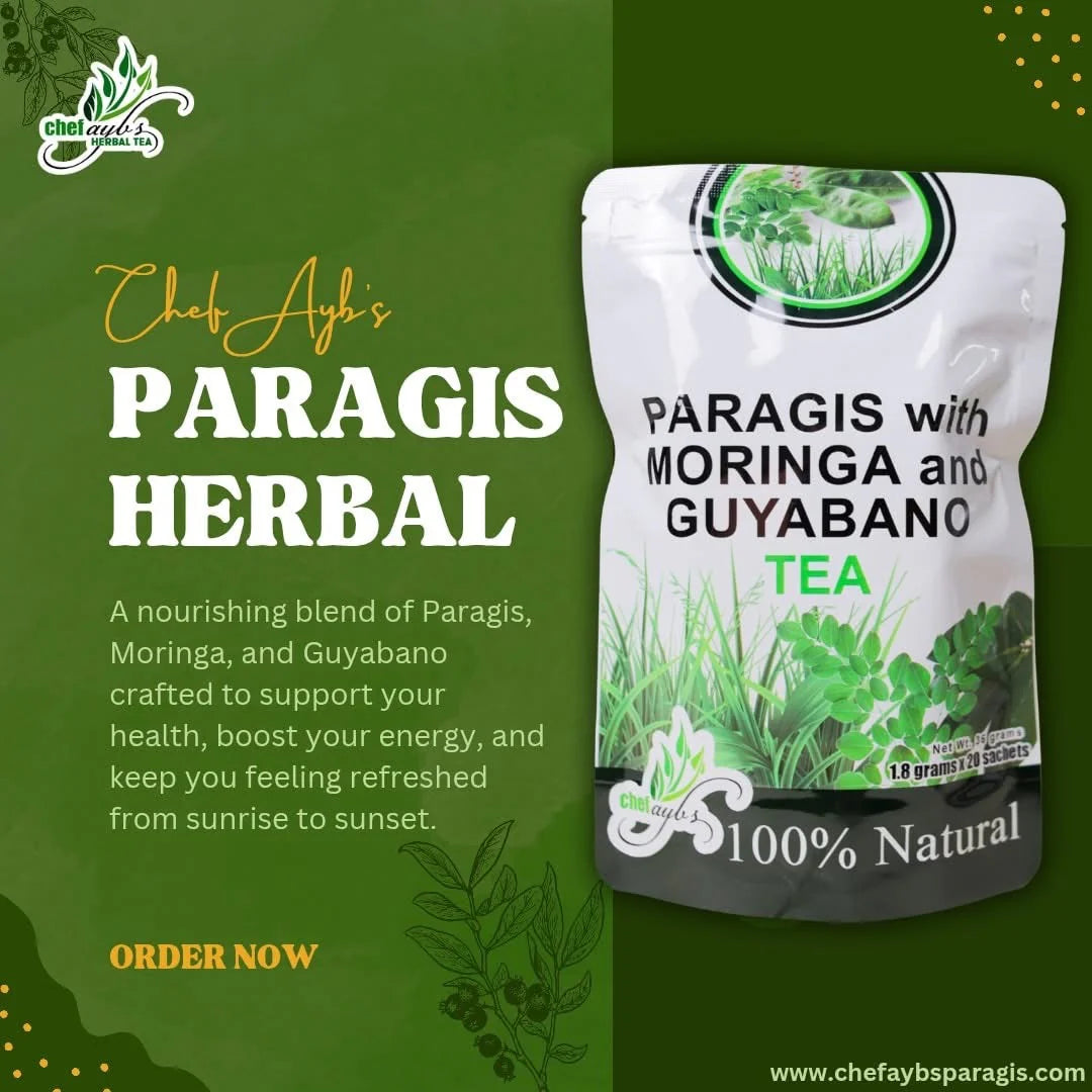 Paragis w/ moringa & Guyabano Tea 36g -20 tea bags