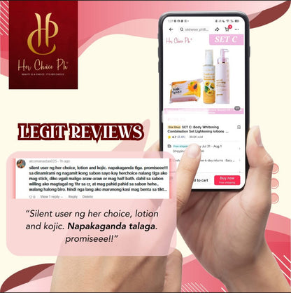 Her Choice Ph - Skin Care Trio Body whitening Set