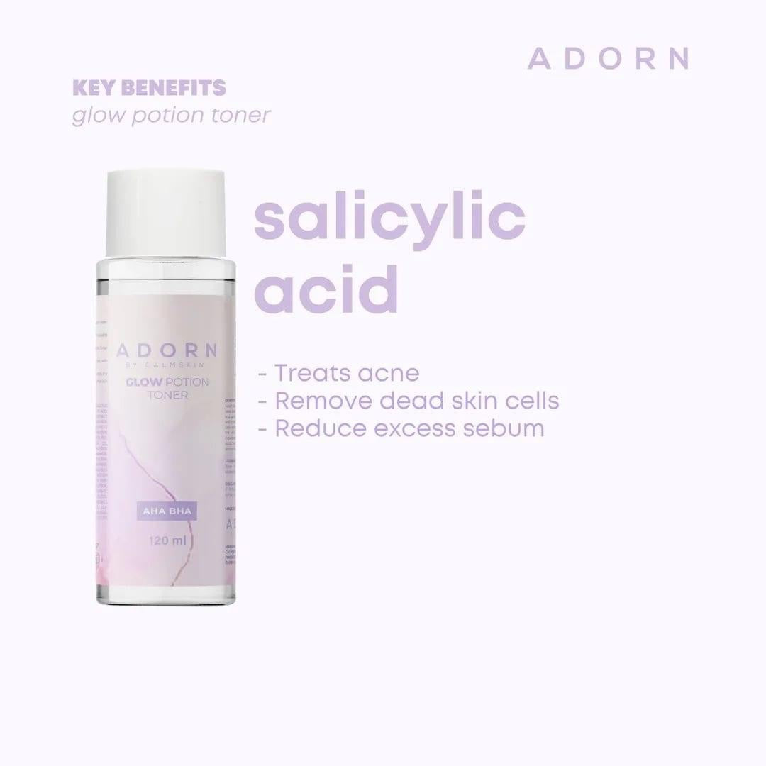 Adorn by. Calmskin Glow Potion Toner AHA/ BHA -120ML