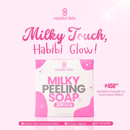 Habibi Skin - Milky Peeling soap (50g X 20PCS/ box)