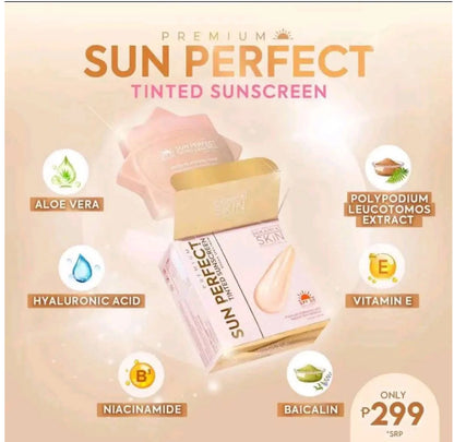 HIKARI SKIN - Premium sun Perfect Tinted Sunscreen SPF50 -50g