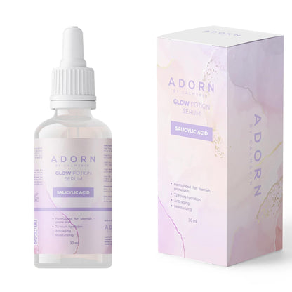 Adorn by. Calmskin- Glow Potion serum salicylic acid -30ML