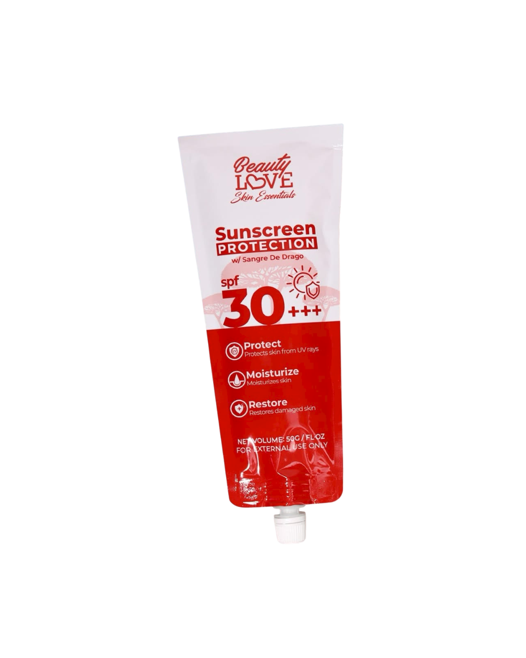 Beauty Love Sunscreen Protection w/sangre De Dragon spf30+++ - 50g