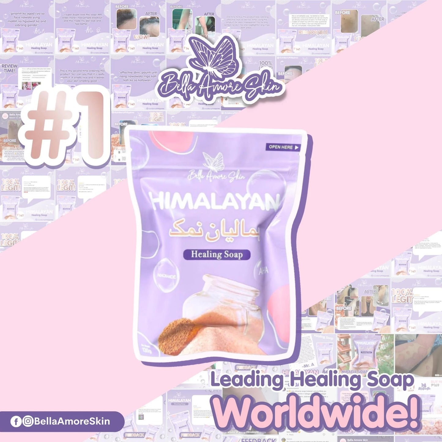 Bella Amore Skin Himalayan Bar soap 130g