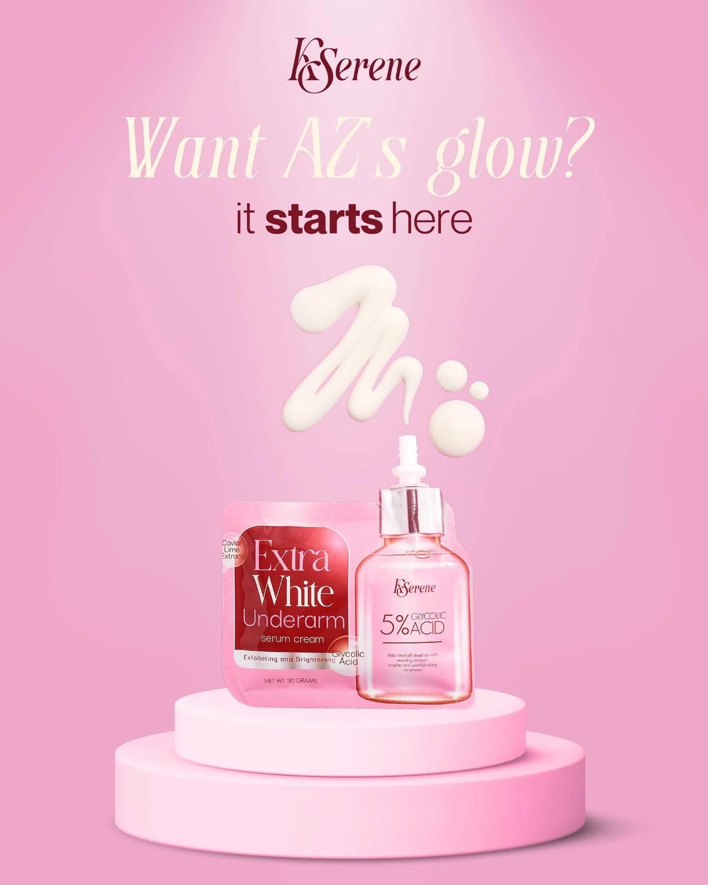 KSerene - Extra White Underarm Cream 30g