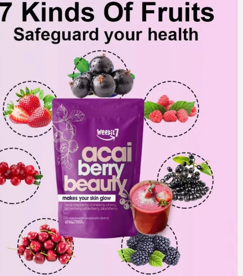 Weekit7 Açaí Berry Beauty -7 sachets x 35grams