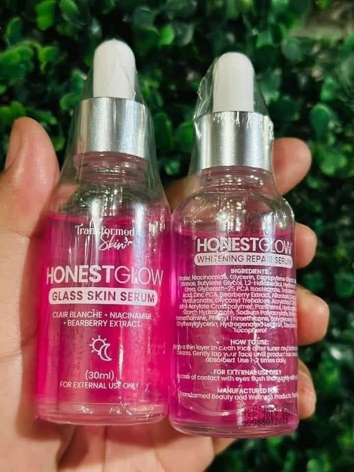 Transformed Skin - Honest Glow Glass Skin Serum 30ml (Pink)