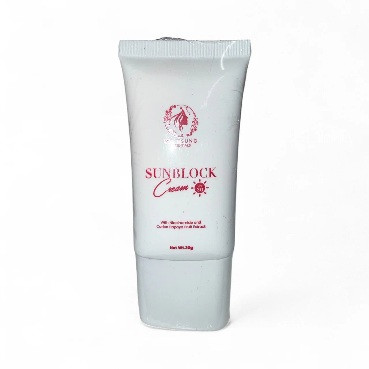 Ms. Tsung Essentials - Luminous Sunblock cream SPF30 with Niacinamide & papaya extract -30g
