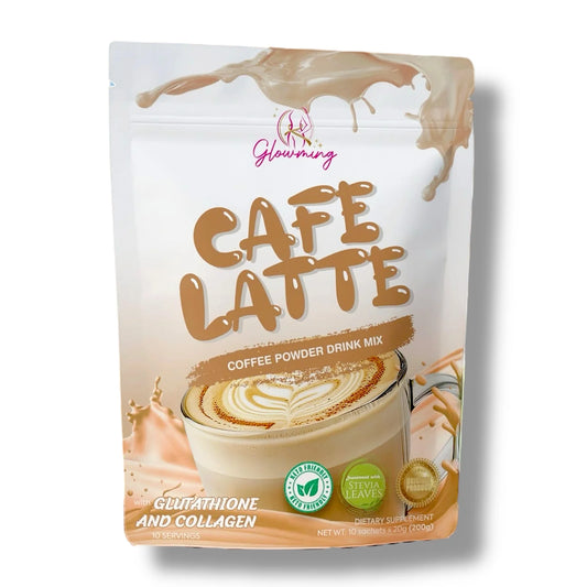 Glowming -Cafe Latte Coffee Powder Drink Mix - 10 sachet