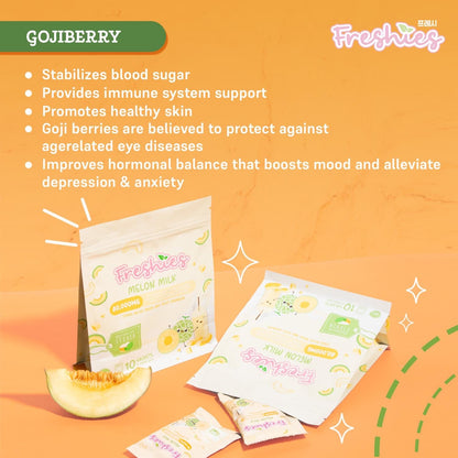 JUJU GLOW - Freshies Melon Milk 10 x 21g