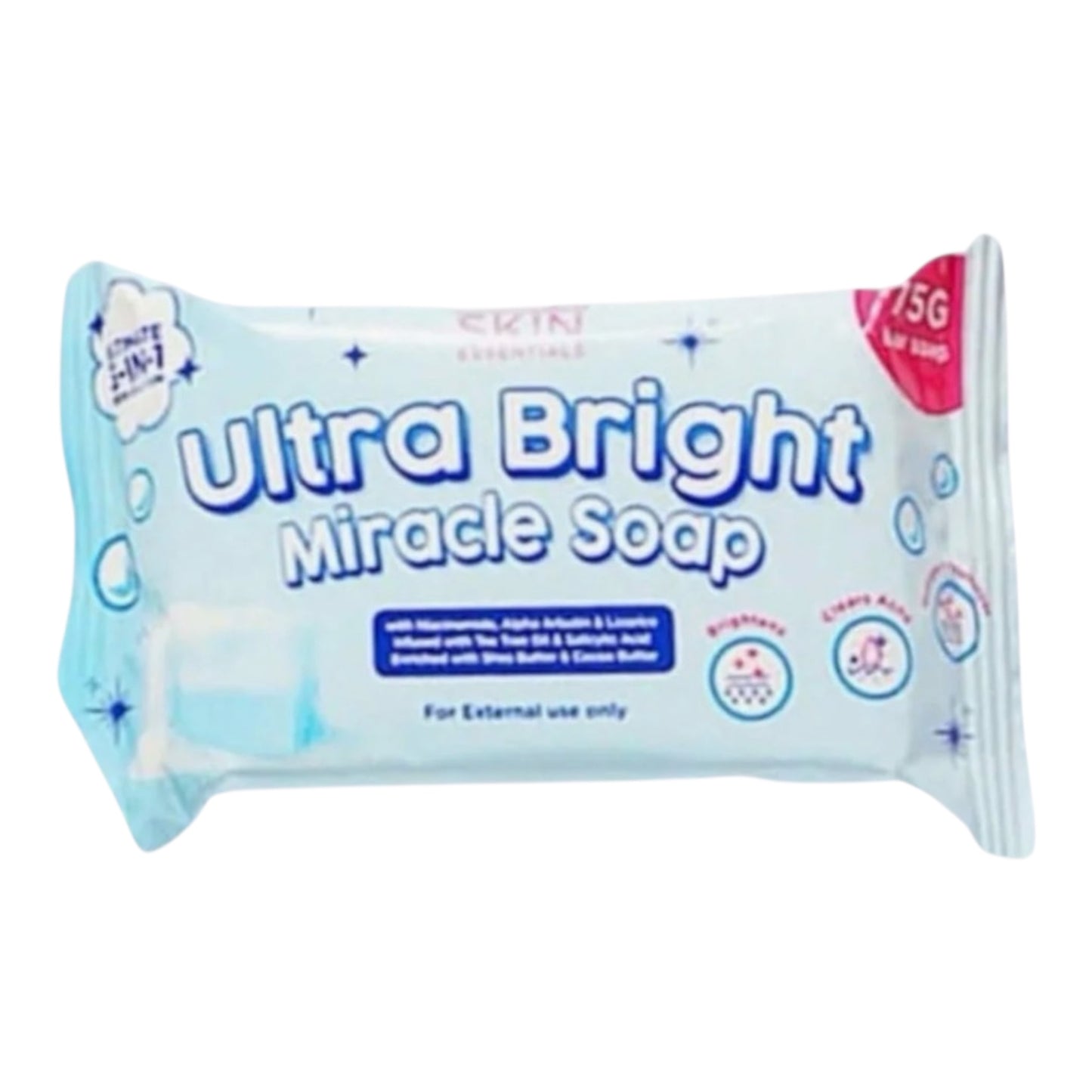 Hikari Skin Essentials UltraBright Miracle soap -Daily Gentle Cleansing soap Bars for Smooth and Radiant Skin.