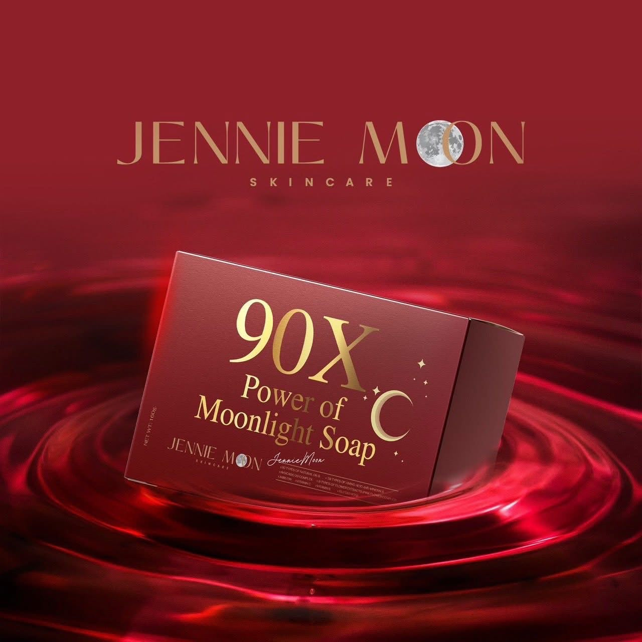 JENNIE MOON -90X POWER OF MOONLIGHT SOAP 160g