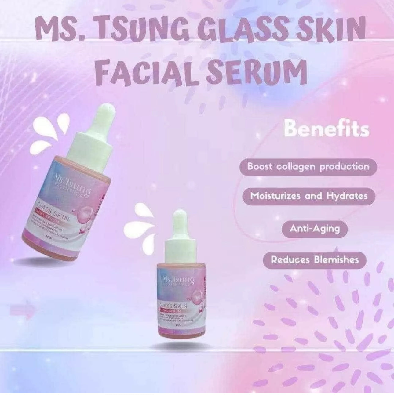 MS- TSUNG ESSENTIALS - GLASS SKIN FACIAL SERUM 30ML