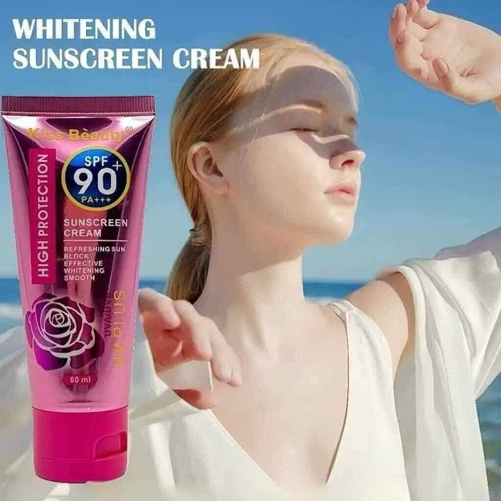 Kiss Beauty - Sunscreen cream SPF90+ PA+++ 60ML
