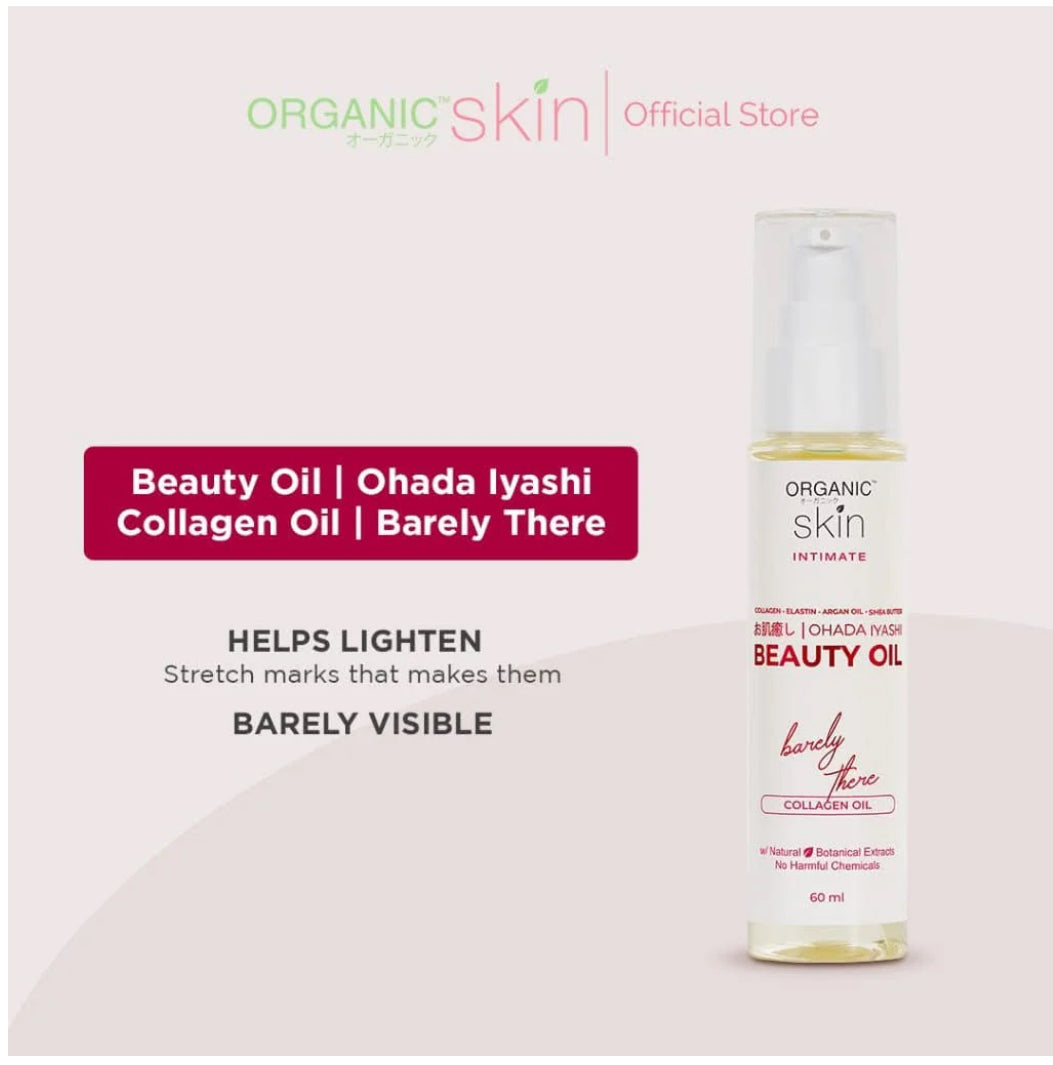 organic skin intimate - BEAUTY OIL -barely there collagen oil 60ml