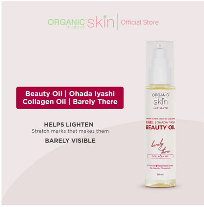 organic skin intimate - BEAUTY OIL -barely there collagen oil 60ml