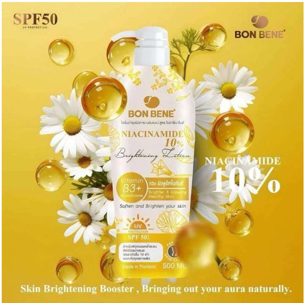 Bon-Bene Niacinamide Brightening Lotion With SPF50- 500ML