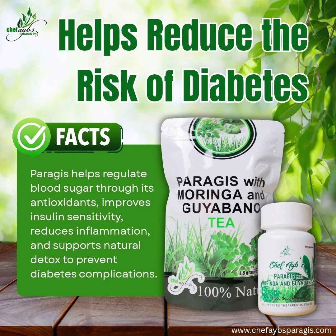 Paragis w/ Moringga and Guyabano Tea 36g X 20 tea bags