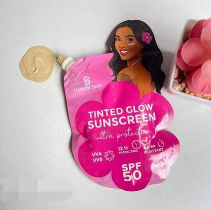 Habibi Skin Tinted Glow Sunscreen Ultra Protection SPF50 - 50g